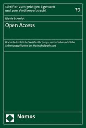 Schmidt | Open Access | Buch | 978-3-8487-2749-0 | sack.de