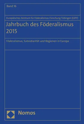  Jahrbuch des Föderalismus 2015 | Buch |  Sack Fachmedien