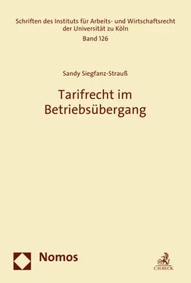 Siegfanz-Strauß |  Tarifrecht im Betriebsübergang | Buch |  Sack Fachmedien