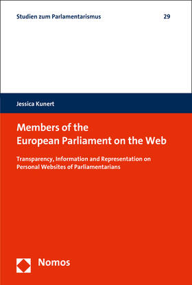 Kunert |  Members of the European Parliament on the Web | Buch |  Sack Fachmedien