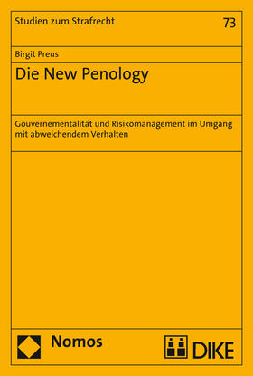 Preus |  Die New Penology | Buch |  Sack Fachmedien
