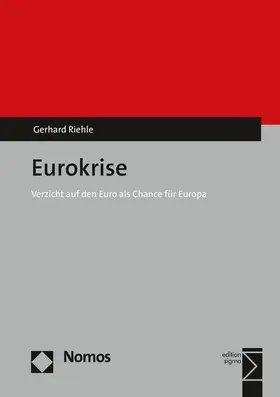 Riehle |  Eurokrise | Buch |  Sack Fachmedien