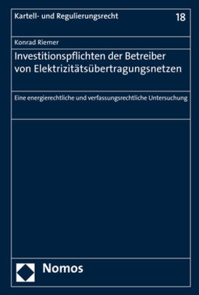 Riemer |  Riemer, K: Investitionspflichten der Betreiber von Elektrizi | Buch |  Sack Fachmedien