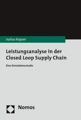 Kayser |  Leistungsanalyse in der Closed Loop Supply Chain | Buch |  Sack Fachmedien