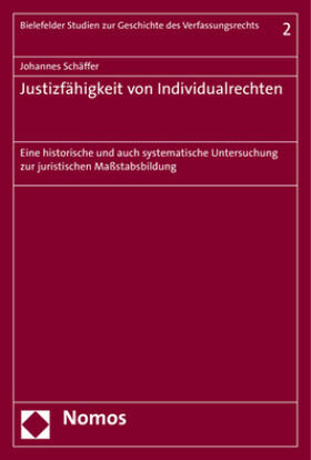 Schäffer |  Justizfähigkeit von Individualrechten | Buch |  Sack Fachmedien