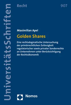 Apel | Golden Shares | Buch | 978-3-8487-3814-4 | sack.de