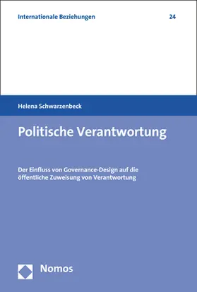 Schwarzenbeck |  Politische Verantwortung | Buch |  Sack Fachmedien