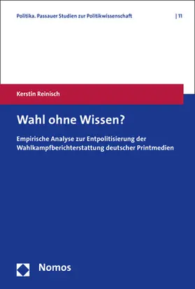 Reinisch |  Wahl ohne Wissen? | Buch |  Sack Fachmedien