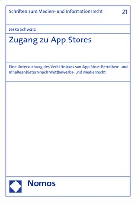 Schwarz | Zugang zu App Stores | Buch | 978-3-8487-4150-2 | sack.de