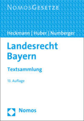 Heckmann / Huber / Numberger |  Landesrecht Bayern | Buch |  Sack Fachmedien