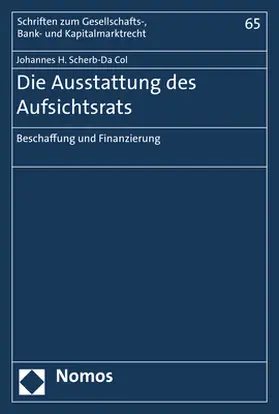 Scherb-Da Col |  Die Ausstattung des Aufsichtsrats | Buch |  Sack Fachmedien