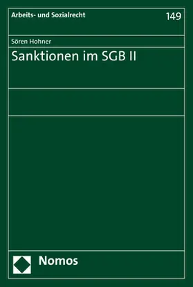 Hohner |  Sanktionen im SGB II | Buch |  Sack Fachmedien