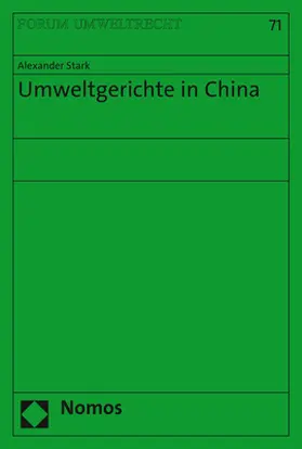 Stark |  Umweltgerichte in China | Buch |  Sack Fachmedien