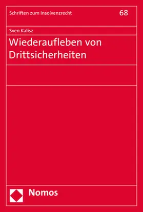 Kalisz |  Wiederaufleben von Drittsicherheiten | Buch |  Sack Fachmedien