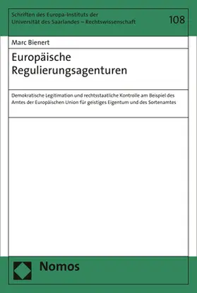 Bienert |  Europäische Regulierungsagenturen | Buch |  Sack Fachmedien