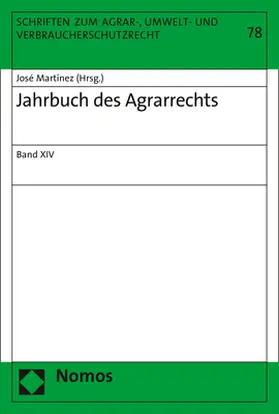 Martínez |  Jahrbuch des Agrarrechts | Buch |  Sack Fachmedien