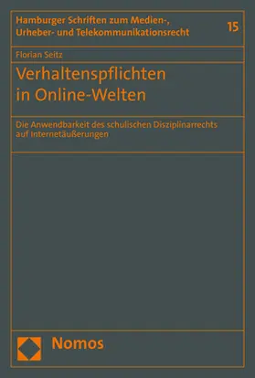 Seitz |  Verhaltenspflichten in Online-Welten | Buch |  Sack Fachmedien