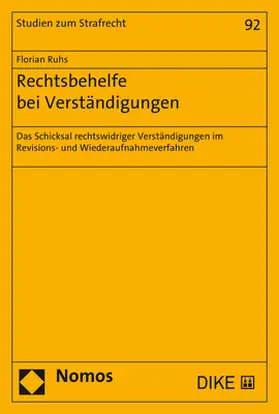 Ruhs | Rechtsbehelfe bei Verständigungen | Buch | 978-3-8487-5275-1 | sack.de