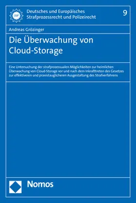 Grözinger |  Die Überwachung von Cloud-Storage | Buch |  Sack Fachmedien