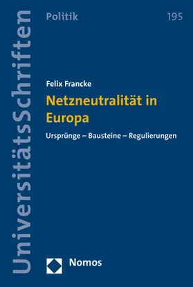 Francke |  Netzneutralität in Europa | Buch |  Sack Fachmedien