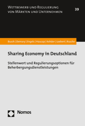 Busch / Demary / Engels |  Sharing Economy in Deutschland | Buch |  Sack Fachmedien
