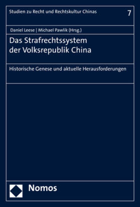 Leese / Pawlik |  Das Strafrechtssystem der Volksrepublik China | Buch |  Sack Fachmedien