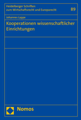 Lappe |  Kooperationen wissenschaftlicher Einrichtungen | Buch |  Sack Fachmedien