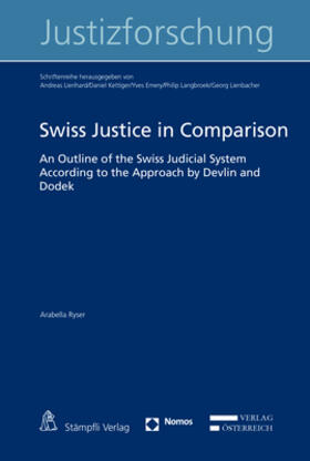 Ryser |  Swiss Justice in Comparison | Buch |  Sack Fachmedien