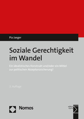 Jaeger |  Soziale Gerechtigkeit im Wandel | Buch |  Sack Fachmedien