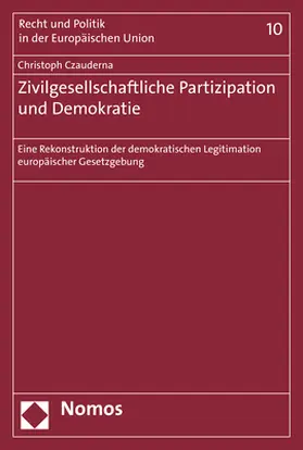 Czauderna |  Zivilgesellschaftliche Partizipation und Demokratie | Buch |  Sack Fachmedien