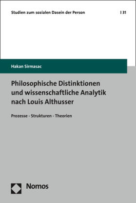 Sirmasac |  Philosophische Distinktionen und wissenschaftliche Analytik nach Louis Althusser | Buch |  Sack Fachmedien