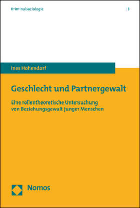 Hohendorf |  Geschlecht und Partnergewalt | Buch |  Sack Fachmedien