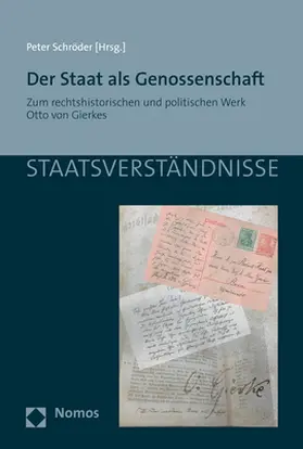 Schröder |  Der Staat als Genossenschaft | Buch |  Sack Fachmedien