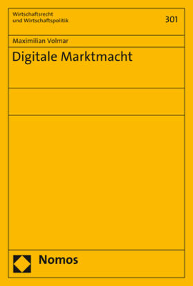 Volmar |  Digitale Marktmacht | Buch |  Sack Fachmedien