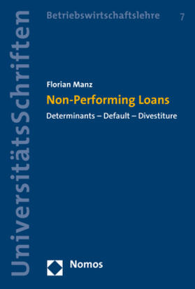 Manz |  Non-Performing Loans | Buch |  Sack Fachmedien