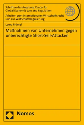 Frömel |  Maßnahmen von Unternehmen gegen unberechtigte Short-Sell-Attacken | Buch |  Sack Fachmedien