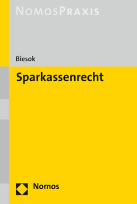 Biesok |  Sparkassenrecht | Buch |  Sack Fachmedien