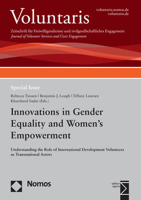 Tiessen / Lough / Laursen |  Innovations in Gender Equality and Women’s Empowerment | Buch |  Sack Fachmedien