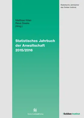  Statistisches Jahrbuch der Anwaltschaft  2015/2016 | Buch |  Sack Fachmedien