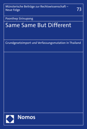 Sirinupong |  Same Same But Different | Buch |  Sack Fachmedien