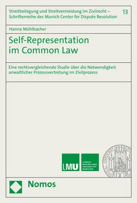 Mühlbacher |  Self-Representation im Common Law | Buch |  Sack Fachmedien