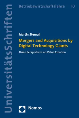 Sternal |  Mergers and Acquisitions by Digital Technology Giants | Buch |  Sack Fachmedien