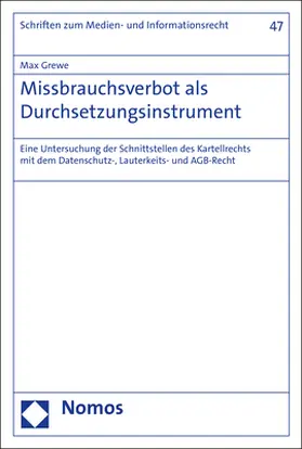 Grewe |  Missbrauchsverbot als Durchsetzungsinstrument | Buch |  Sack Fachmedien