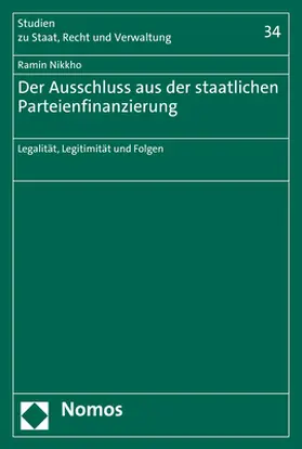 Nikkho |  Der Ausschluss aus der staatlichen Parteienfinanzierung | Buch |  Sack Fachmedien