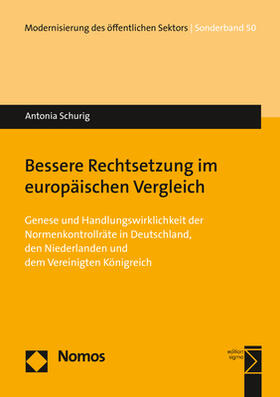 Schurig |  Schurig, A: Bessere Rechtsetzung im europäischen Vergleich | Buch |  Sack Fachmedien