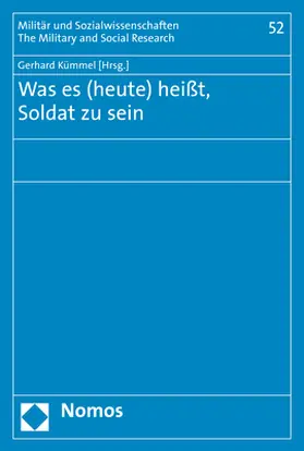 Kümmel | Was es (heute) heißt, Soldat zu sein | Buch | 978-3-8487-7769-3 | sack.de