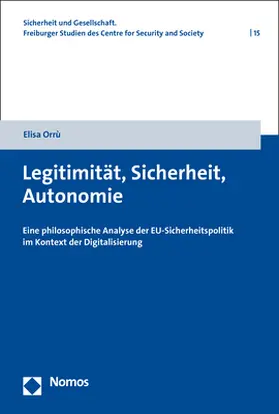 Orrù |  Legitimität, Sicherheit, Autonomie | Buch |  Sack Fachmedien