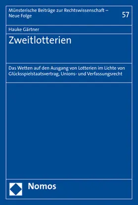 Gärtner | Zweitlotterien | Buch | 978-3-8487-8070-9 | sack.de