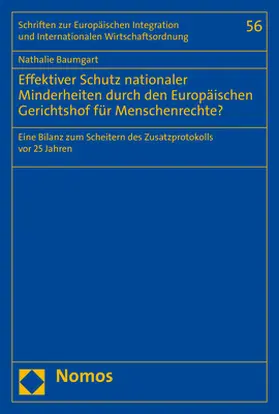 Baumgart | Effektiver Schutz nationaler Minderheiten durch den Europäischen Gerichtshof für Menschenrechte? | Buch | 978-3-8487-8151-5 | sack.de