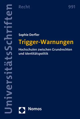 Derfler |  Trigger-Warnungen | Buch |  Sack Fachmedien